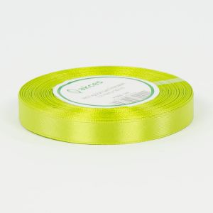 Wstążka satynowa Akces Zielona jasna, 12mm x 33m